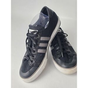 Adidas David Beckham Men's 12 Black Gray Strip Low Top Sneakers Shoes G30892